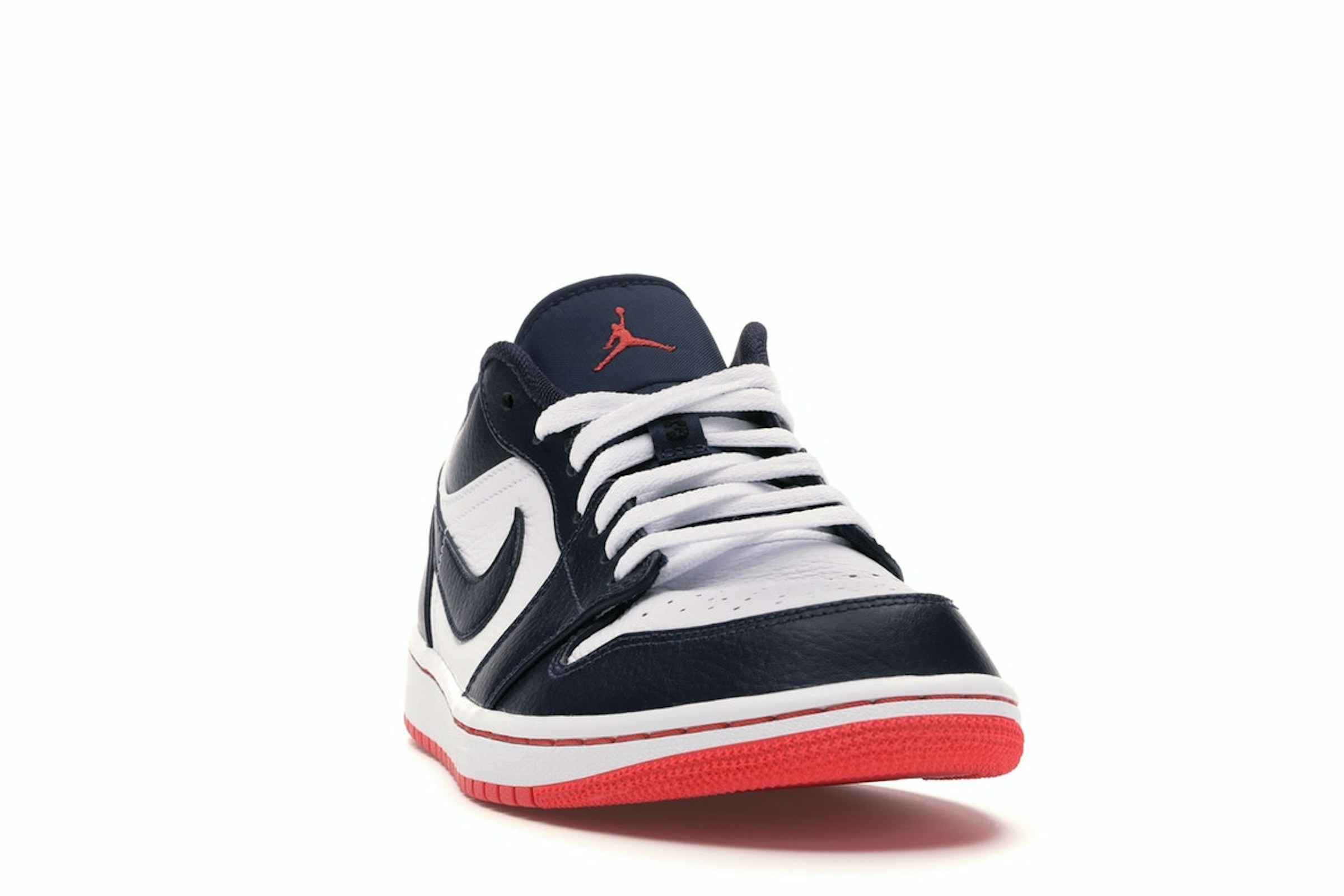Jordan 1 Low Obsidian Ember Glow Trainers - Leather - 553558-481