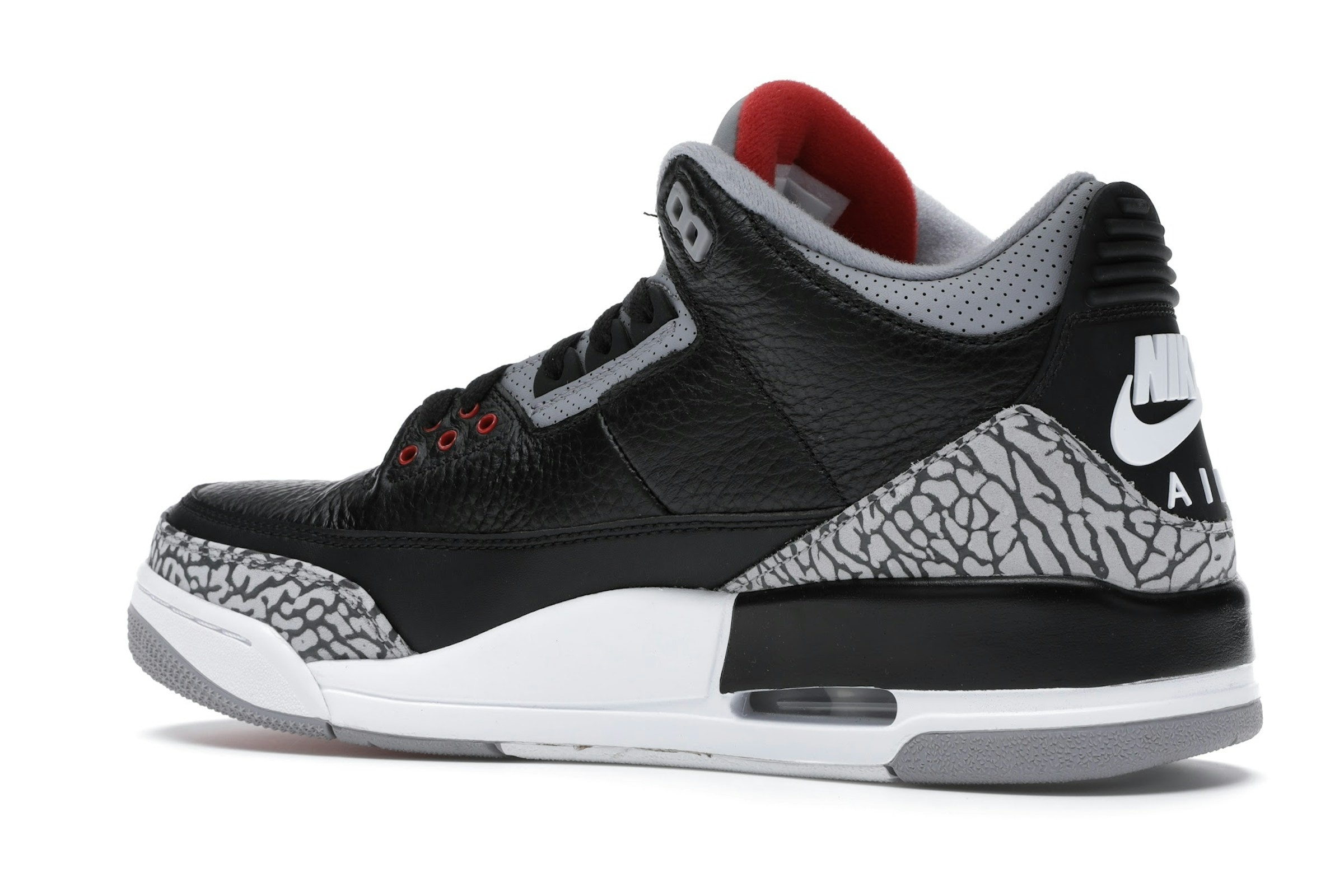 Air Jordan 3 Retro Trainers - Black Cement (2018) - 854262-001