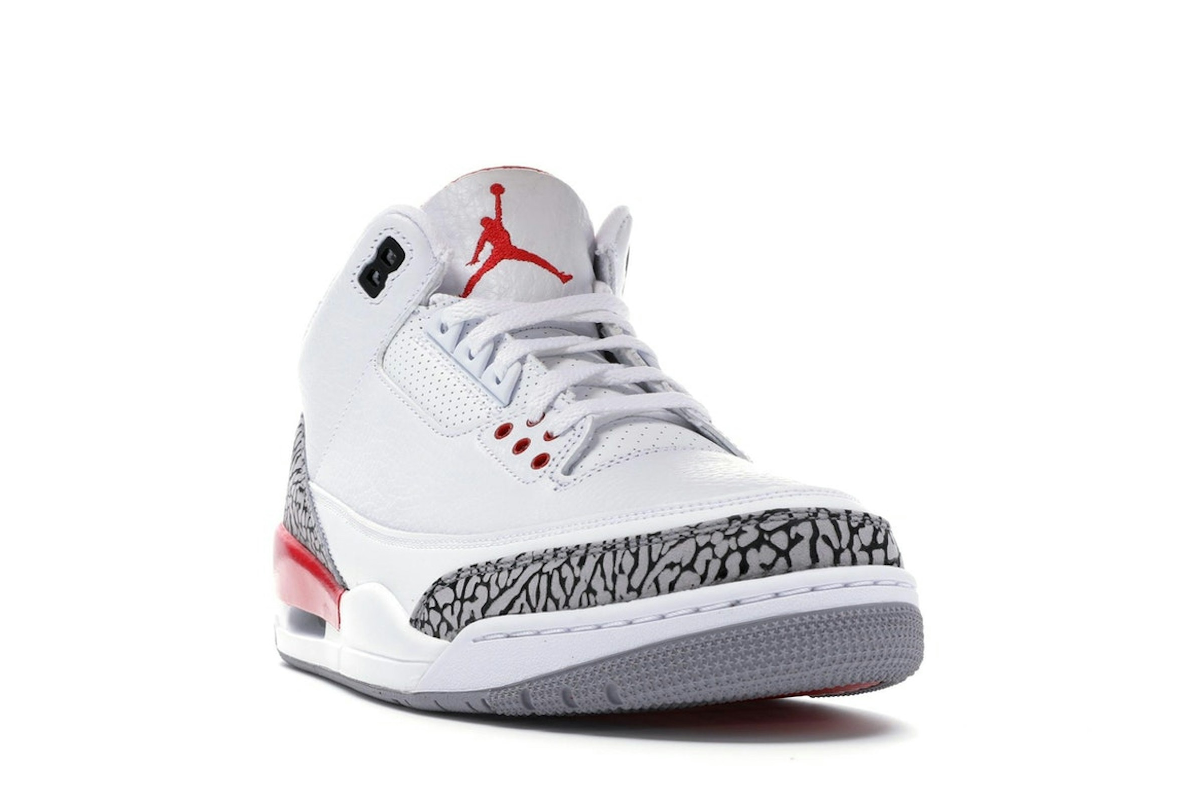 Air Jordan 3 Retro Hall of Fame Trainers 136064-116 - White/Fire Red/Cement Grey/Black
