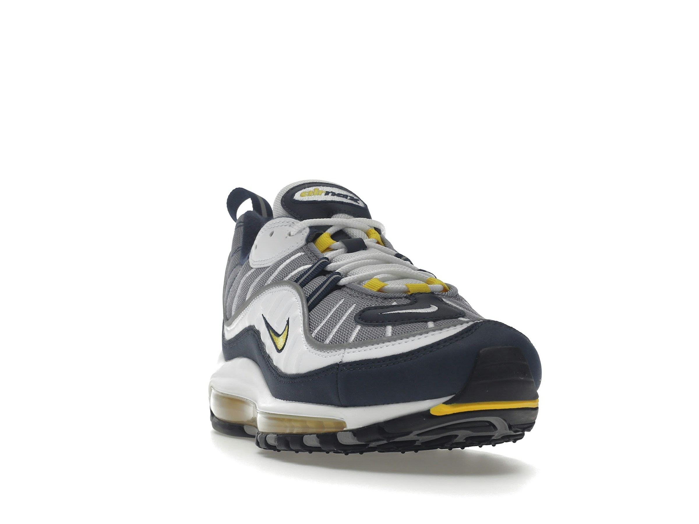 Nike Air Max 98 Trainers 640744-105 - Tour Yellow Grey