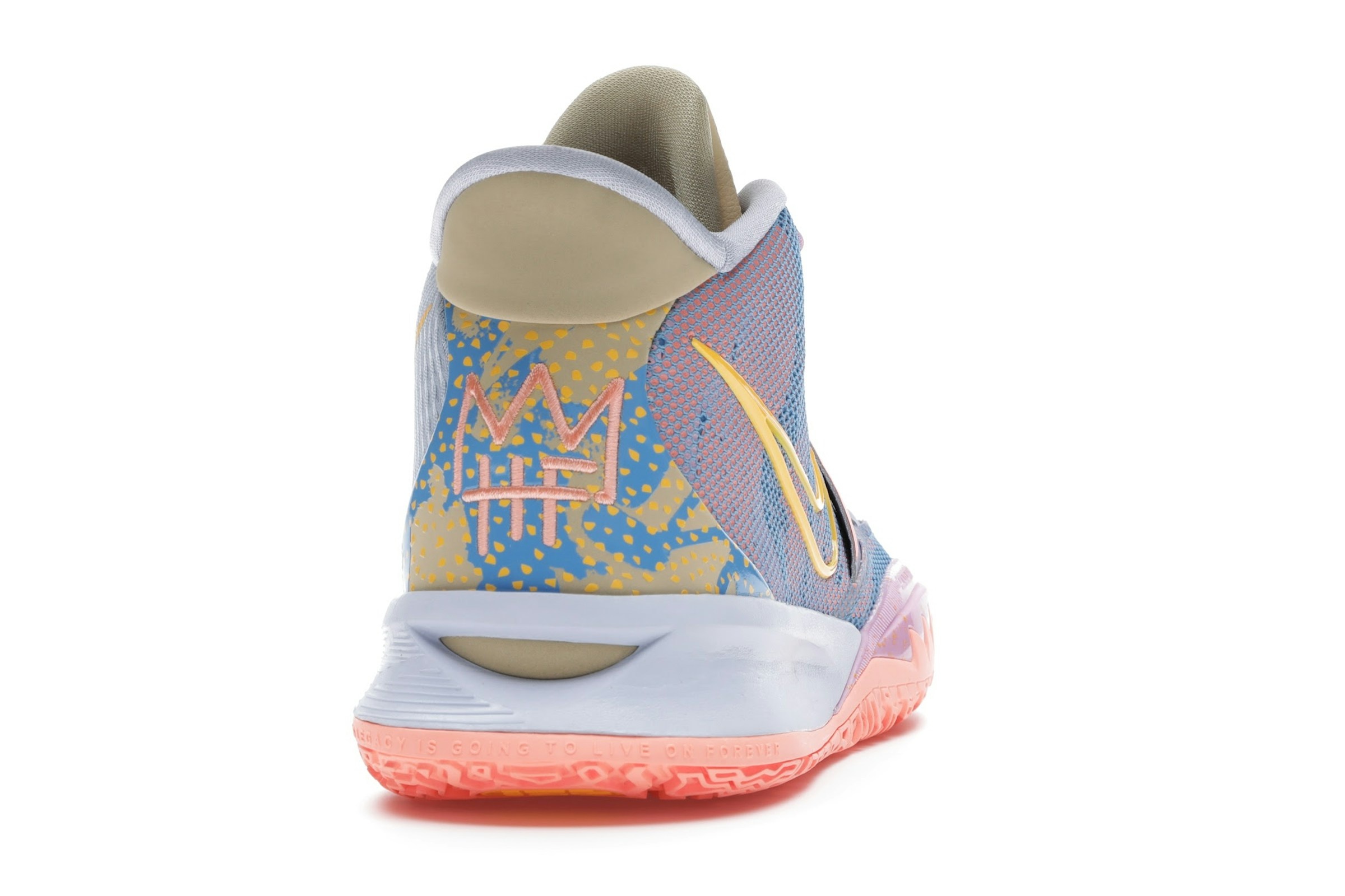 Nike Kyrie 7 Preheat Expressions Trainers - DC0588-003 - Ghost/Laser Orange/Blue Beyond