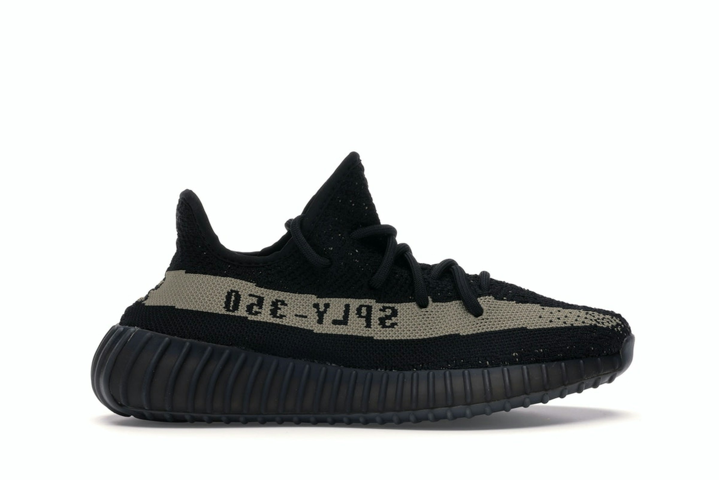 Adidas Yeezy Boost 350 V2 Trainers BY9611 - Core Black/Green