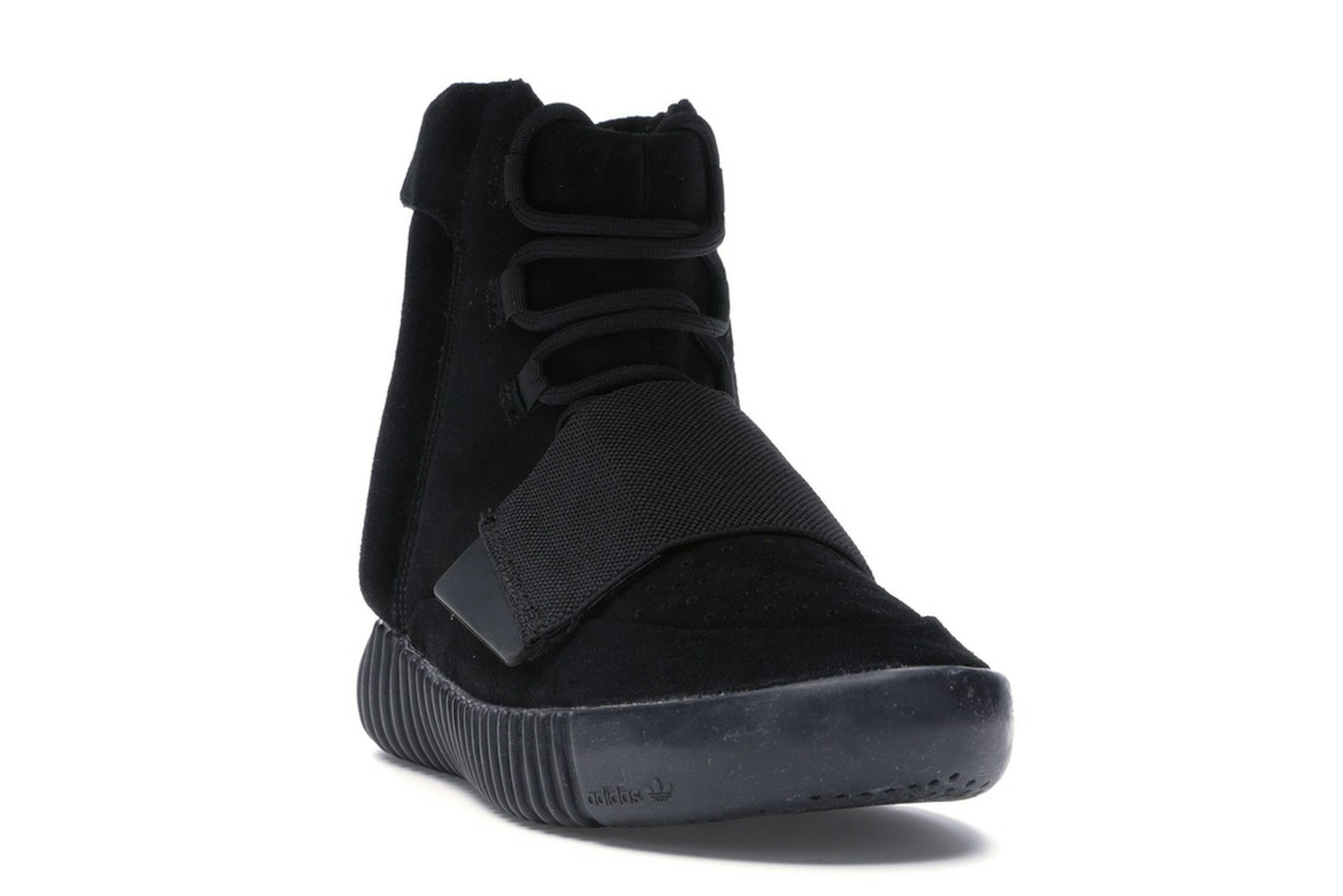 Adidas Yeezy Boost 750 Triple Black Trainers BB1839 - Black Suede